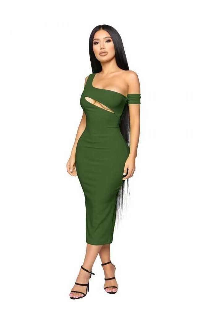 Rochie Army Green S8003 - 1